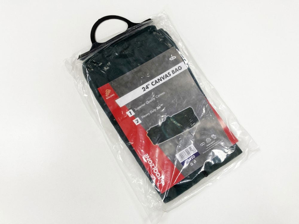 TOOLBAG 24 CANVAS ZIP CLOSURE WATER RESISTANT - TOOLZONE KDPTB020