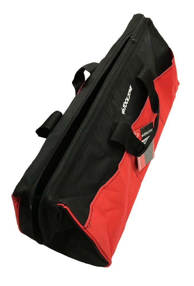TOOLBAG 24 WIDE OPENING HEAVY DUTY NYLON WITH 6 EXTERNAL POCKETS - TOOLZONE KDPTB026
