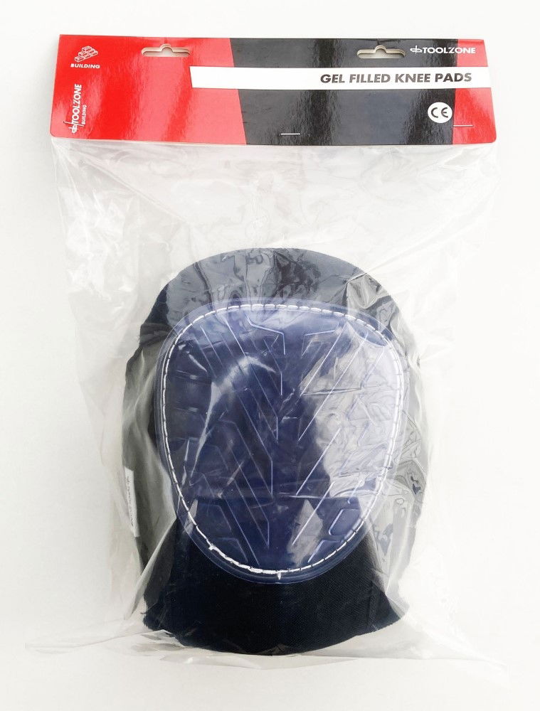 KNEE PADS GEL FILLED COMPRESSION RESISTANT WITH TOUGH CAP - TOOLZONE KDPTB074