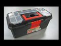 TOOLBOX MAESTRO 13 WITH ORGANISER SECTIONS AND CARRY TRAY - TOOLZONE KDPTB093
