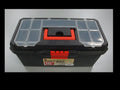 TOOLBOX MAESTRO 16 WITH ORGANISER SECTIONS AND CARRY TRAY - TOOLZONE KDPTB094