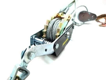 CABLE PULLER 2 TON 4000lb 4.5mm CABLE 3m LENGTH - TOOLZONE KDPTD025