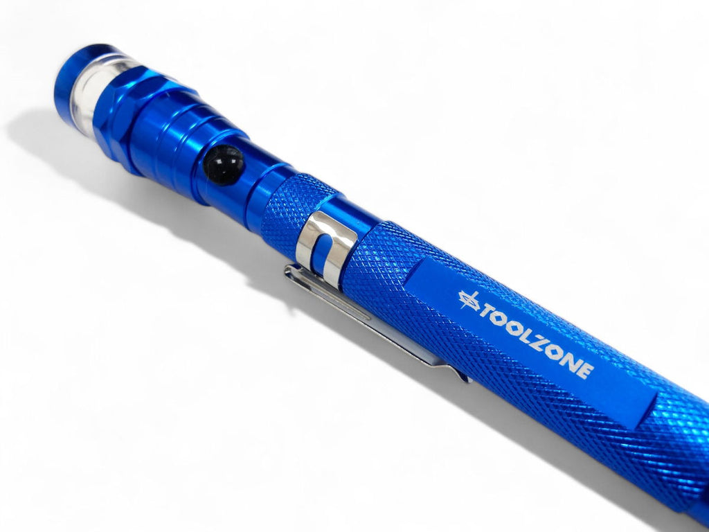 FLEXIBLE MAGNETIC BASE LED LIGHT 3 LED 170-560mm WITH PICK UP TOOL - TOOLZONE KDPTO190