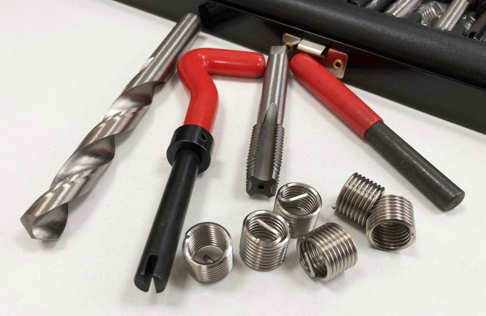 THREAD REPAIR TOOL KIT 131 PIECE M5-M12 WITH TAPS AND INSERTS - TOOLZONE KDPTP097