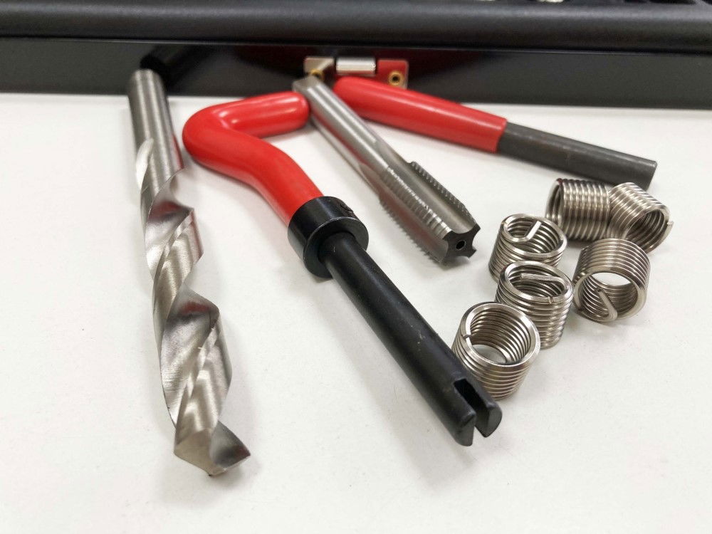THREAD REPAIR TOOL KIT 131 PIECE M5-M12 WITH TAPS AND INSERTS - TOOLZONE KDPTP097