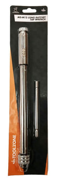 LONG RATCHET TAP WRENCH M5-M12 310mm - TOOLZONE KDPTP128