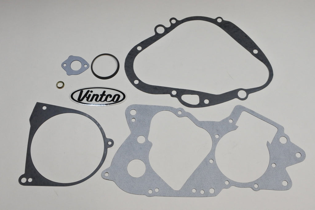 ENGINE GASKET KIT 71-77 SUZUKI RV RM TM TC TS 100 125 VINTCO KEG050