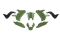 PLASTIC KIT YAMAHA T7 19-24, GREEN/BLACK, RTECH R-KITT70-VN2-024