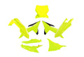 PLASTIC KIT 6PCS KTM SX SXF XC XC-F 2025, R-TECH R-KITKTM-GF0-025 NEON YELLOW