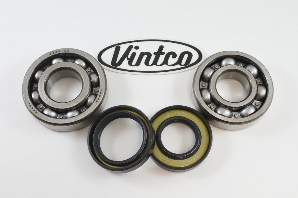 MAIN BEARING AND SEAL KIT 75-90 YAMAHA IT MX YZ 400 425 465 490 VINTCO KMB029