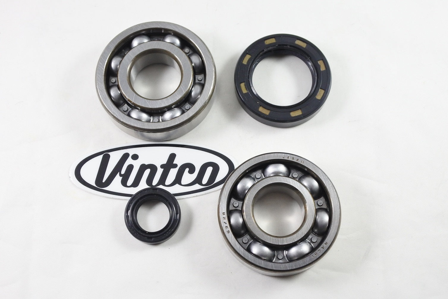 MAIN BEARING AND SEAL KIT 84-01 HONDA CR 250 500 VINTCO KMB034
