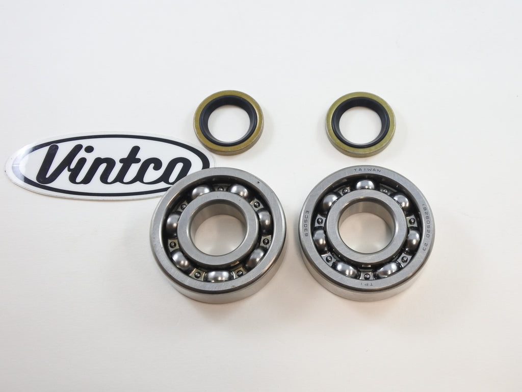 MAIN BEARING AND SEAL KIT 90-06 KAWASAKI KDX 200 220 VINTCO KMB050