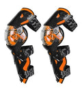 KNEE SAFETY GUARD PROTECTION PADS HINGED – ORANGE