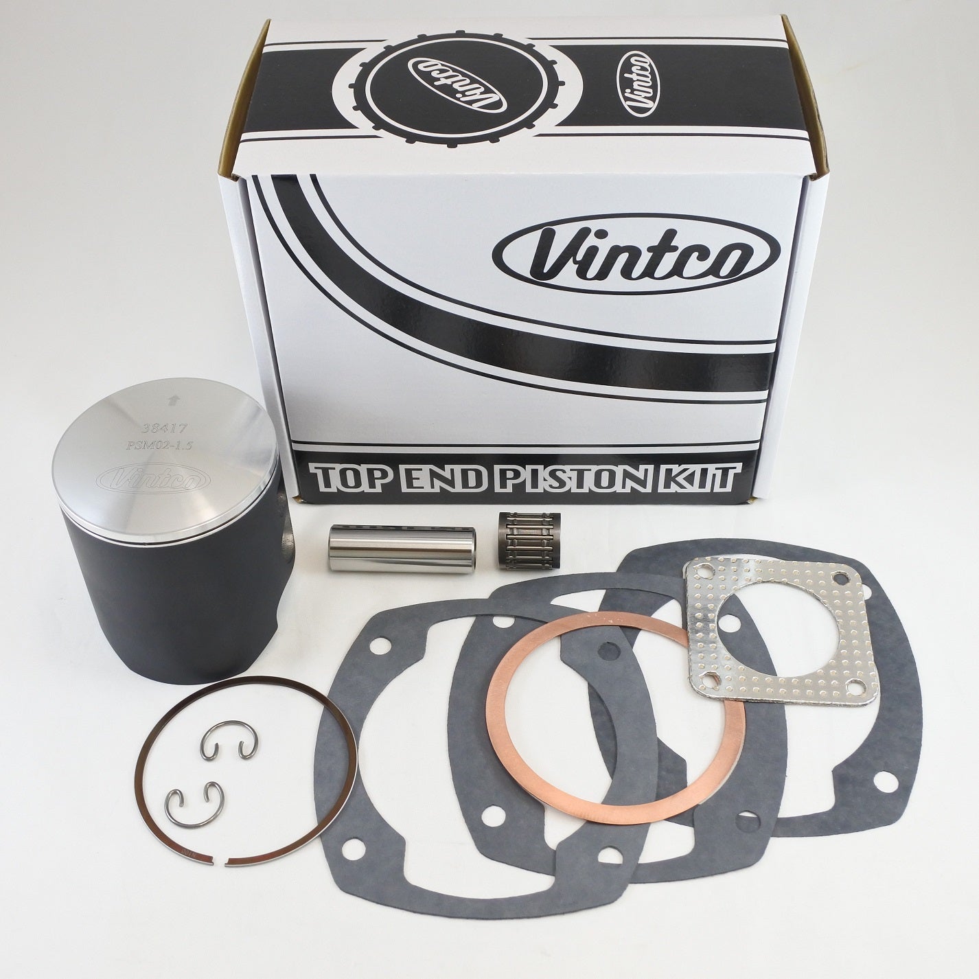 TOP END PISTON KIT 74-80 MAICO 400 78.5mm +1.5mm OVER VINTCO KTA03-1.5