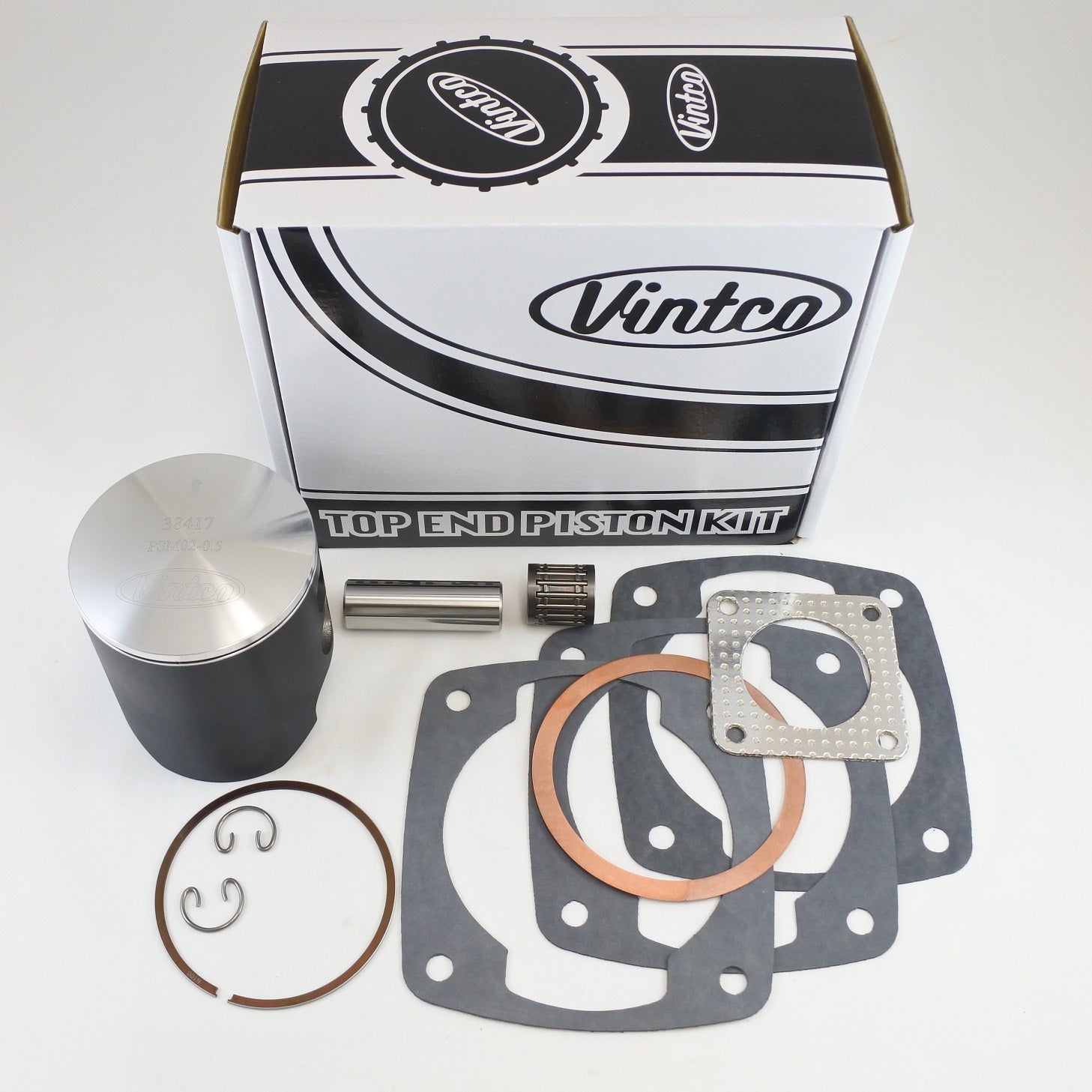 TOP END PISTON KIT 81-81 MAICO 400 77.5mm 0.5mm OVER VINTCO KTA04-0.5
