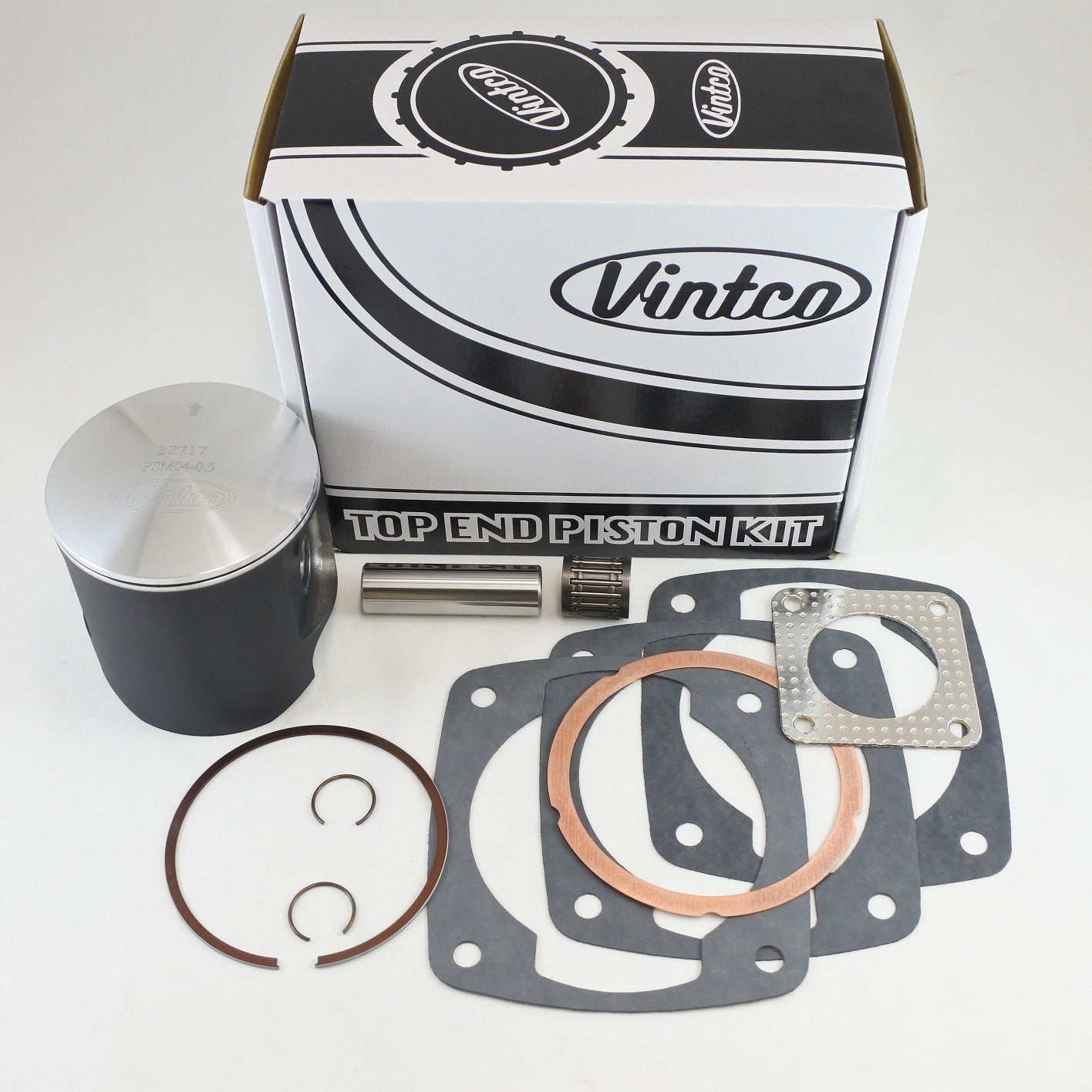 TOP END PISTON KIT 81-82 MAICO 490 87.0mm 0.5mm OVER VINTCO KTA06-0.5