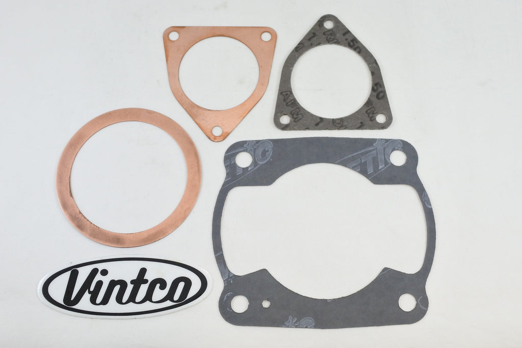 TOP END GASKET KIT 74-76 KAWASAKI KX 250 BORES 69.5mm-70mm VINTCO KTE016