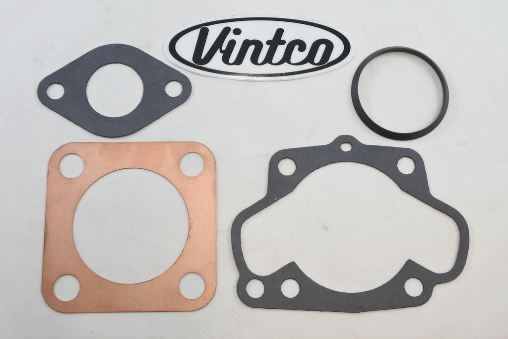 TOP END GASKET KIT 73-75 SUZUKI TM 125 BORE 54mm-56.5mm VINTCO KTE022