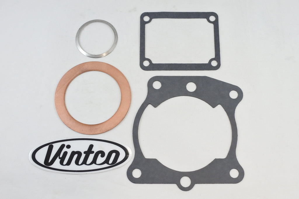 TOP END GASKET KIT 80-80 YAMAHA YZ 125 BORES 56mm-57.5mm VINTCO KTE035