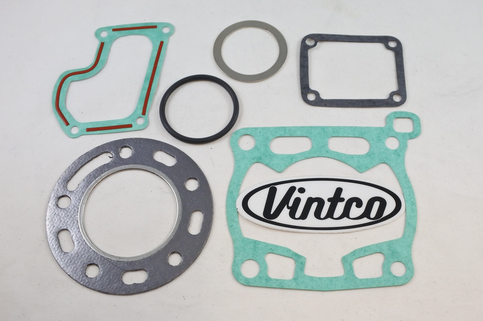 TOP END GASKET KIT 89-89 SUZUKI RM 125 BORE 54mm-55.5mm VINTCO KTE076