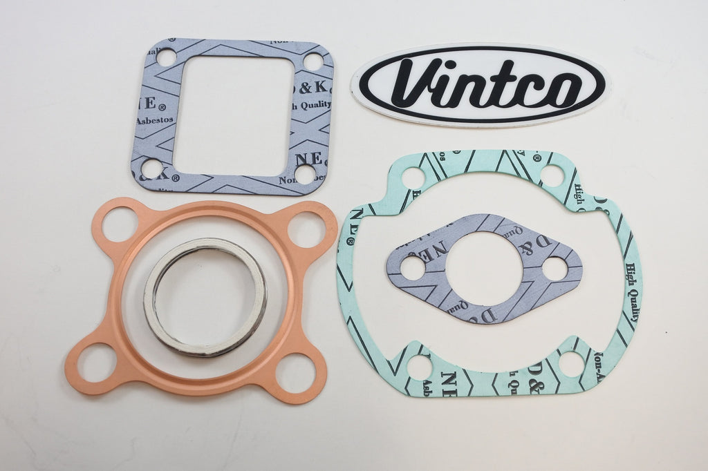TOP END GASKET KIT 74-75 YAMAHA DT 125 59.5mm VINTCO KTE128