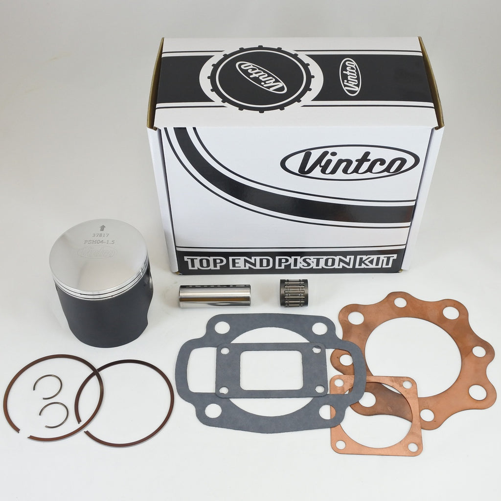 TOP END PISTON KIT 73-74 HONDA CR 250 71.5mm 1.5mm OVER VINTCO KTH06-1.5
