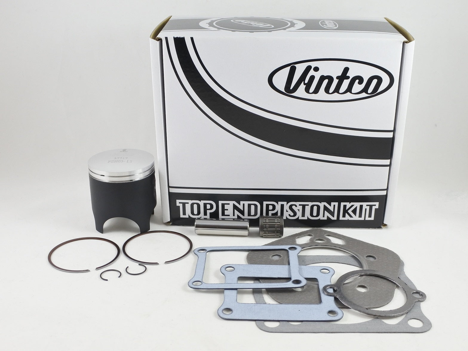 TOP END PISTON KIT 82-82 HONDA CR 125 57.0mm 1.5mm OVER VINTCO KTH13-1.5