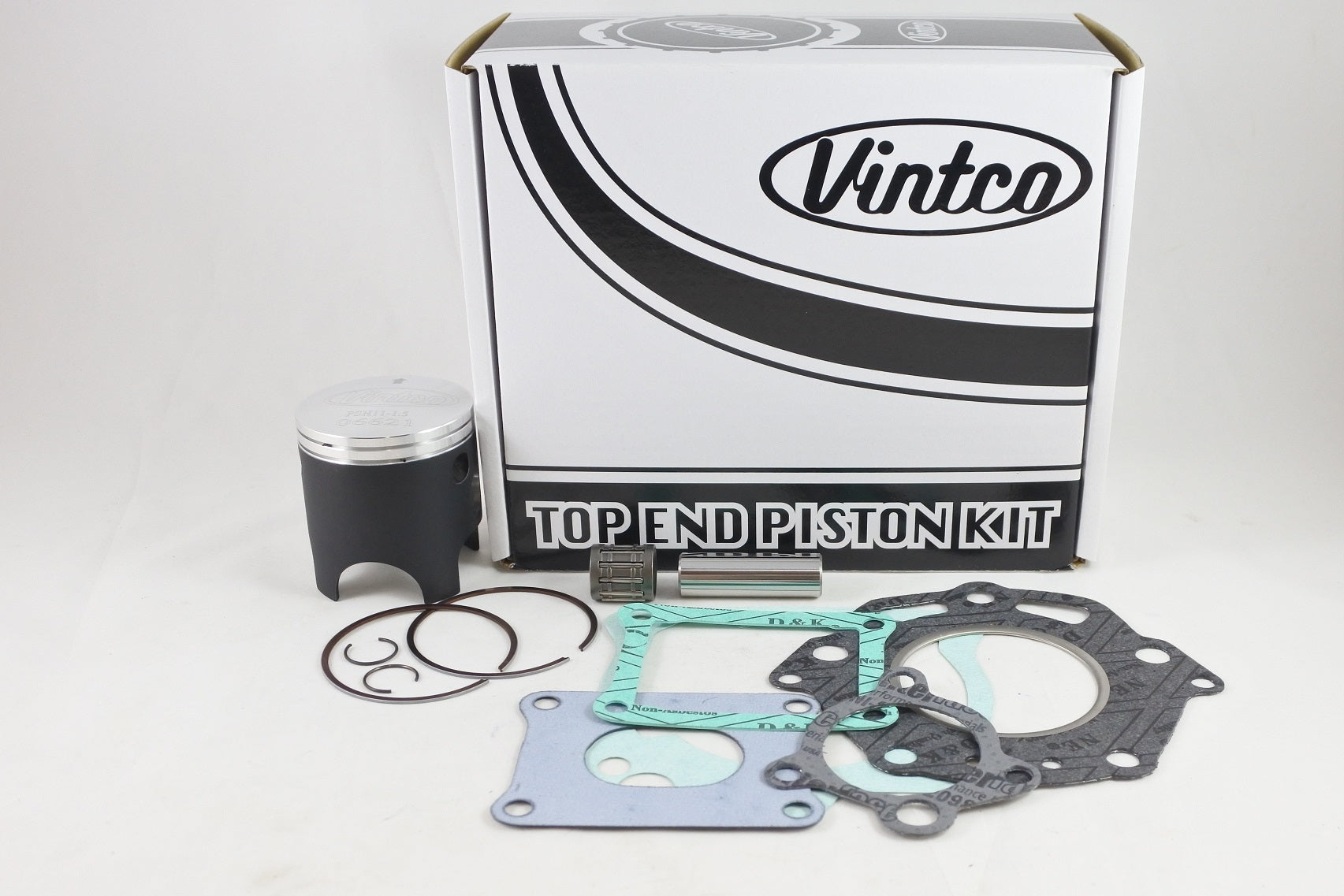 TOP END PISTON KIT 85-85 HONDA CR 125 55.5mm 1.5mm OVER VINTCO KTH16-1.5