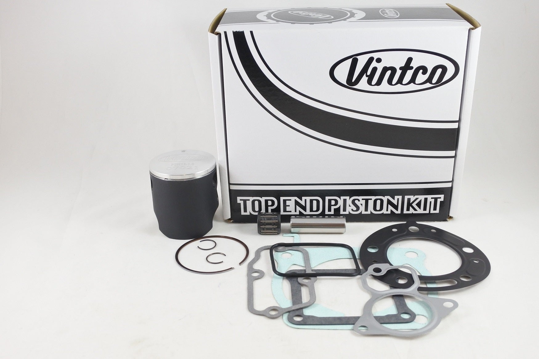 TOP END PISTON KIT 88-89 HONDA CR 125 55mm 1.0mm OVER VINTCO KTH19-1.0