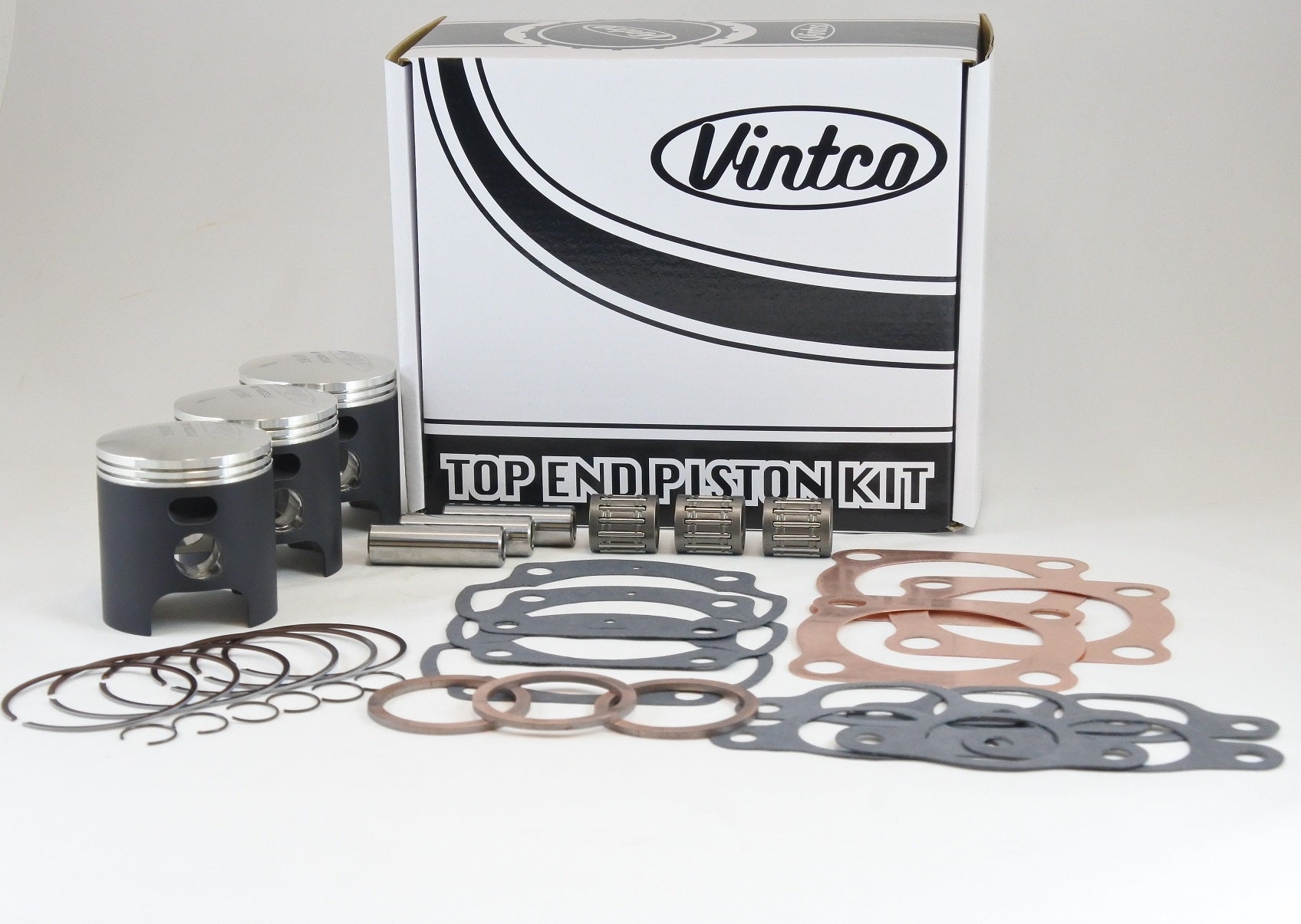 TOP END PISTON KIT 69-73 KAWASAKI H1 500 60.5mm 0.5mm OVER VINTCO KTK01-0.5
