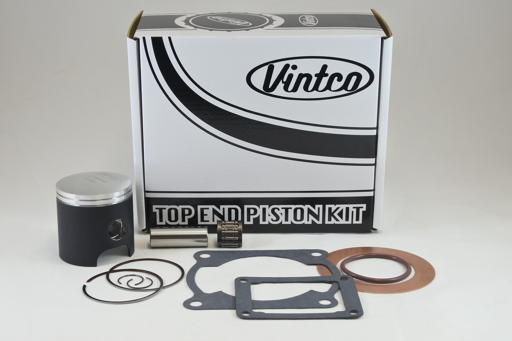 TOP END PISTON KIT 80-80 KAWASAKI KX 125 57.5mm 1.5mm OVER VINTCO KTK05-1.5