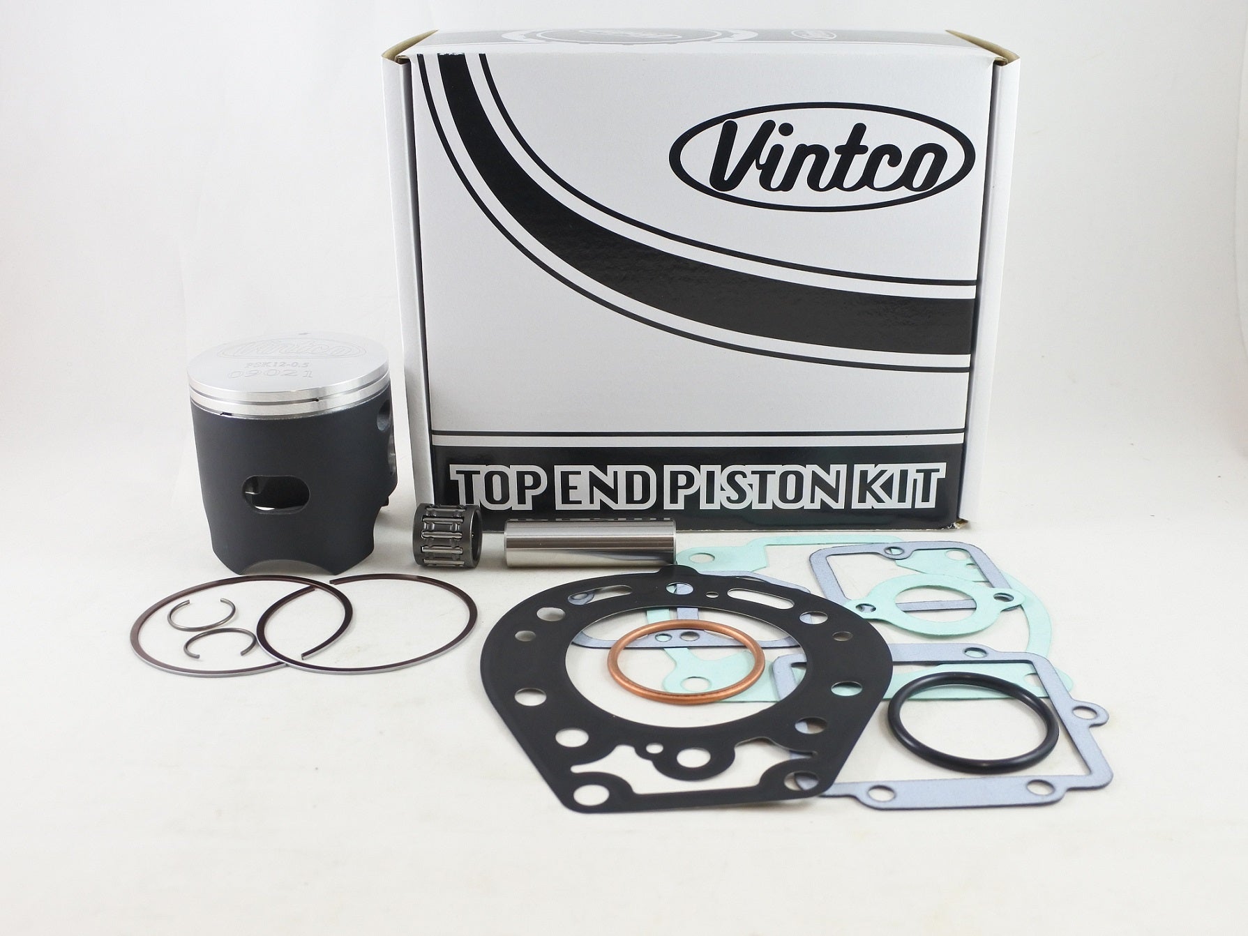 TOP END PISTON KIT 95-06 KAWASAKI KDX 200 66.5mm OVER VINTCO KTK14-0.5