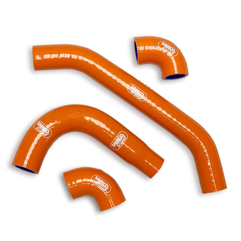 COOLANT HOSE 4 PIECE KIT ORANGE 23-25 KTM HUSQ GAS 250 300 OEM DESIGN SAMCO KTM-132-OR