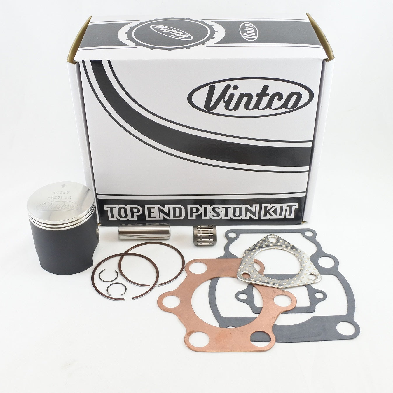 TOP END PISTON KIT 79-80 SUZUKI RM 125 55.0mm 1.0mm OVER VINTCO KTS02-1.0