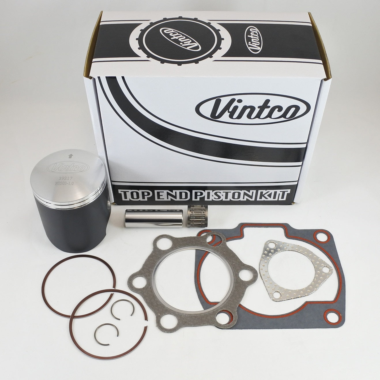 TOP END PISTON KIT 81-81 SUZUKI RM 250 68.0mm 1.0mm OVER VINTCO KTS05-1.0