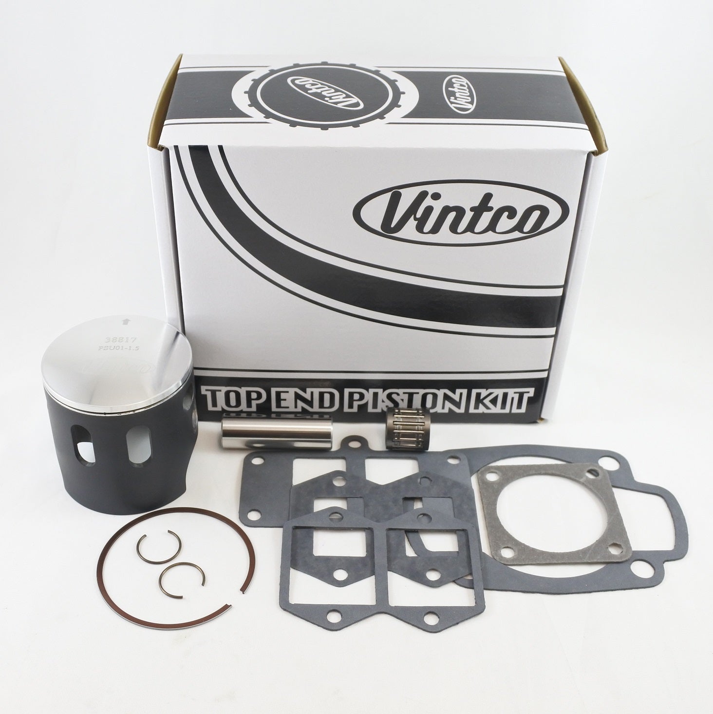 TOP END PISTON KIT 74-77 HUSQVARNA CR WR 250 71.0mm 1.5mm OVER VINTCO KTU01-1.5