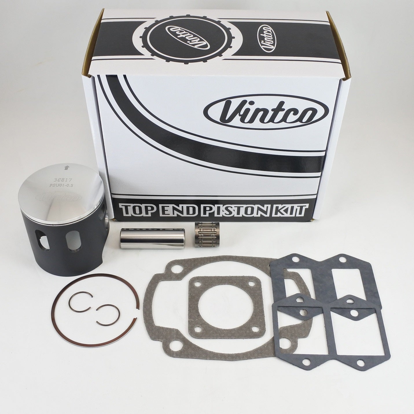 TOP END PISTON KIT 80-81 HUSQVARNA CR WR OR 250 70.0mm 0.5mm OVER VINTCO KTU03-0.5