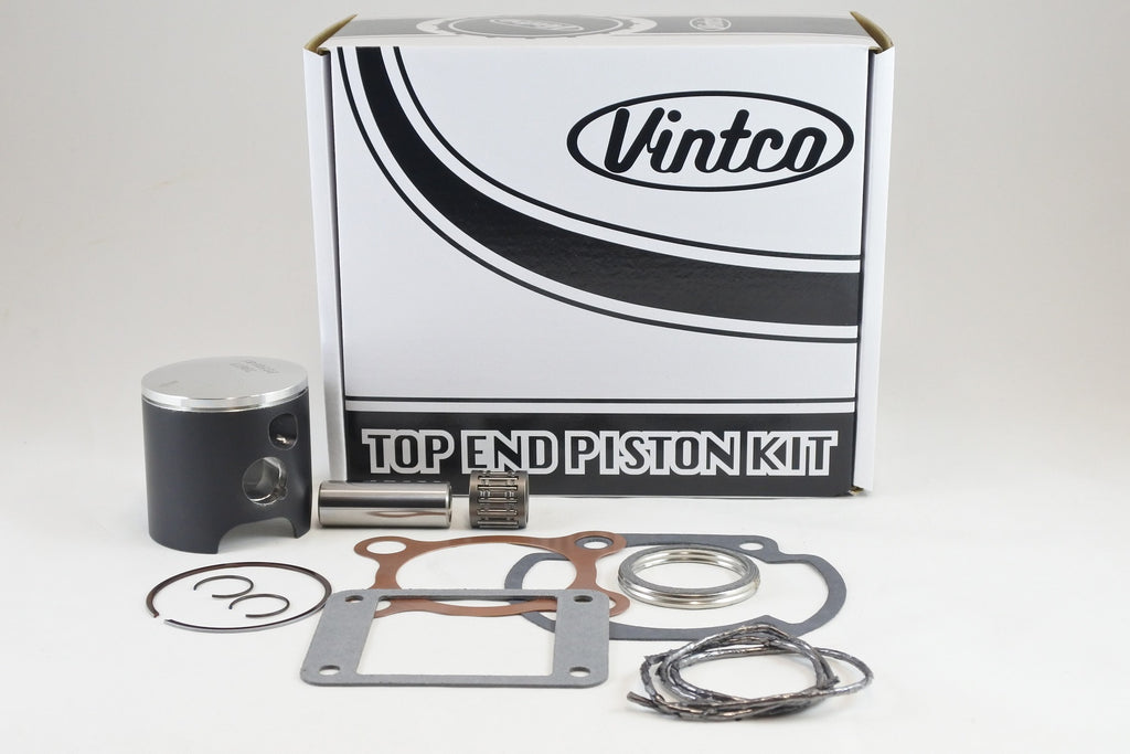 TOP END PISTON KIT 76-76 YAMAHA MX YZ 125 56.5mm 0.5mm OVER VINTCO KTY01-0.5