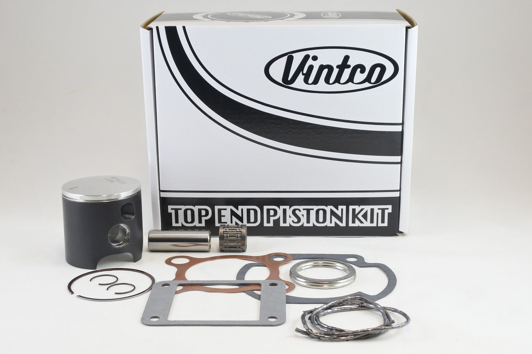 TOP END PISTON KIT 76-76 YAMAHA YZ MX 125 56.0mm STANDARD VINTCO KTY01-00