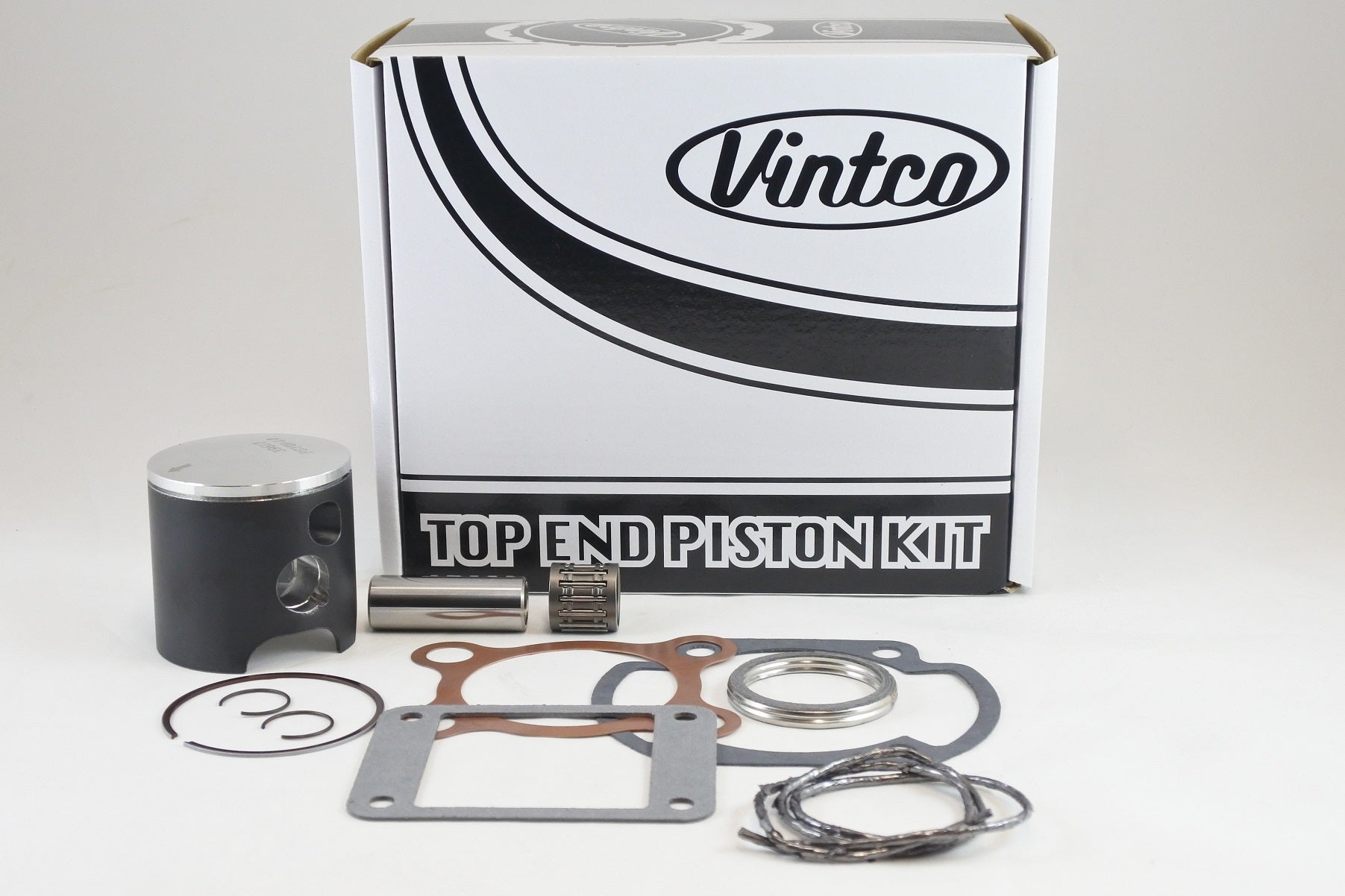 TOP END PISTON KIT 76-76 YAMAHA MX YZ 125 57.0mm OVER VINTCO KTY01-1.0