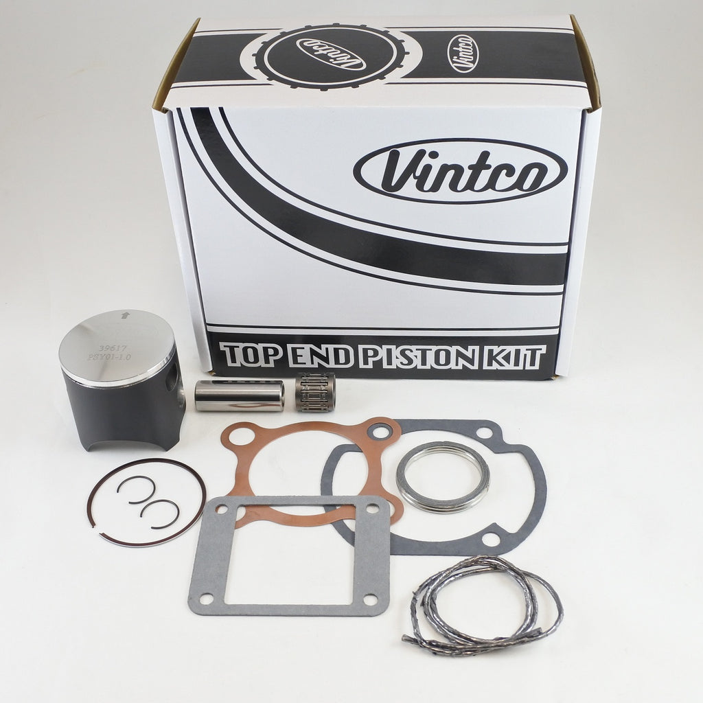 TOP END PISTON KIT 76-76 YAMAHA MX YZ 125 57.0mm OVER VINTCO KTY01-1.0