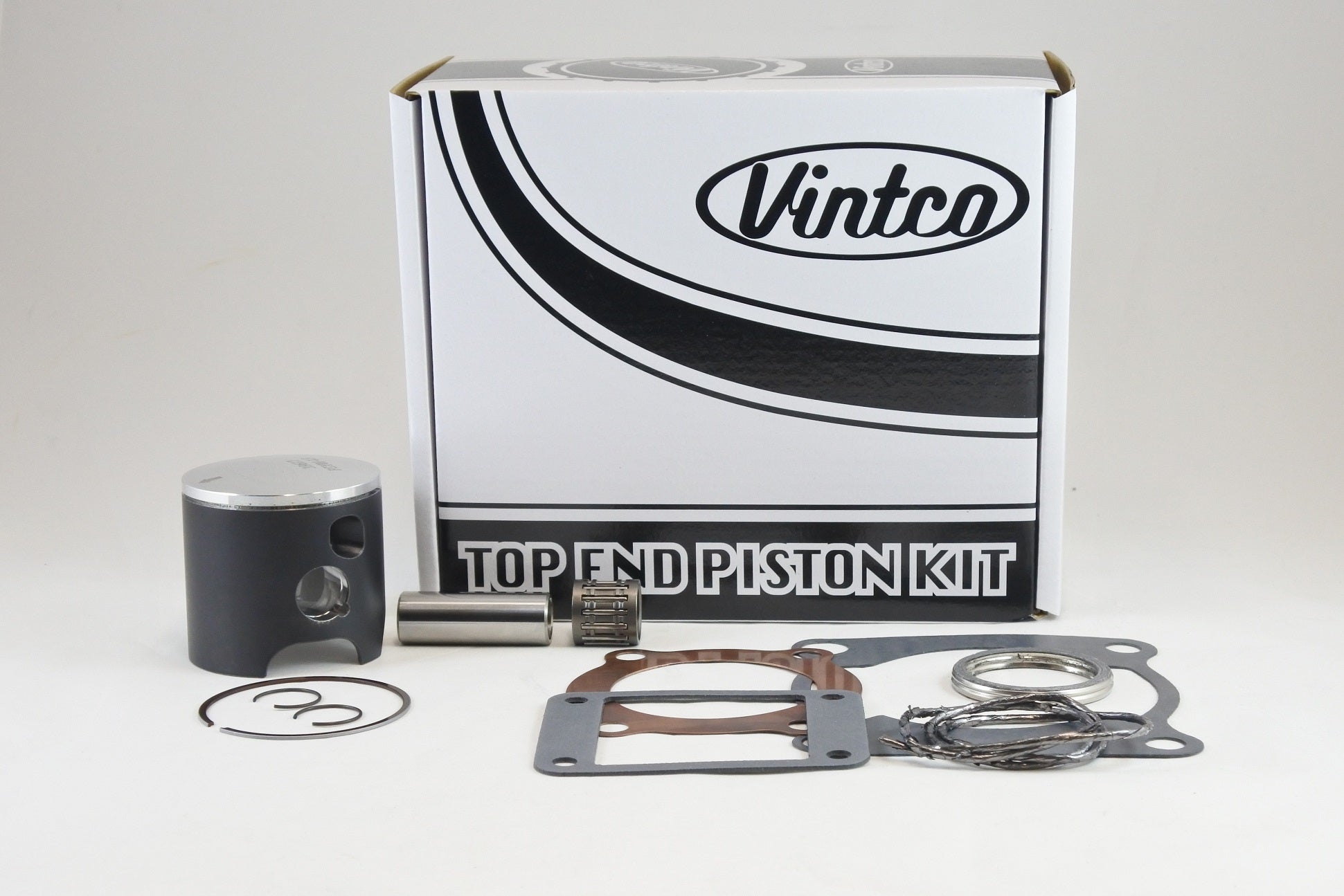 TOP END PISTON KIT 77-78 YAMAHA YZ 125 57.5mm OVER 2K6-11111-00-00 VINTCO KTY02-1.5