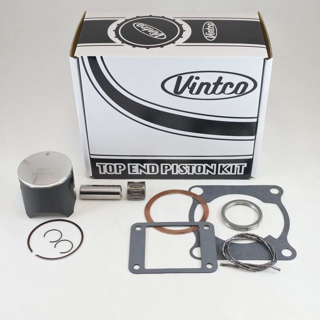 TOP END PISTON KIT 78-78 YAMAHA YZ 125 57.0mm 1.0mm OVER 2X3-11111-00-00 VINTCO KTY03-1.0