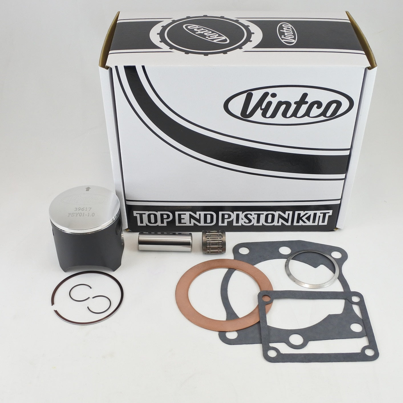 TOP END PISTON KIT 80-80 YAMAHA YZ 125 57.0mm 1.0mm OVER VINTCO KTY06-1.0