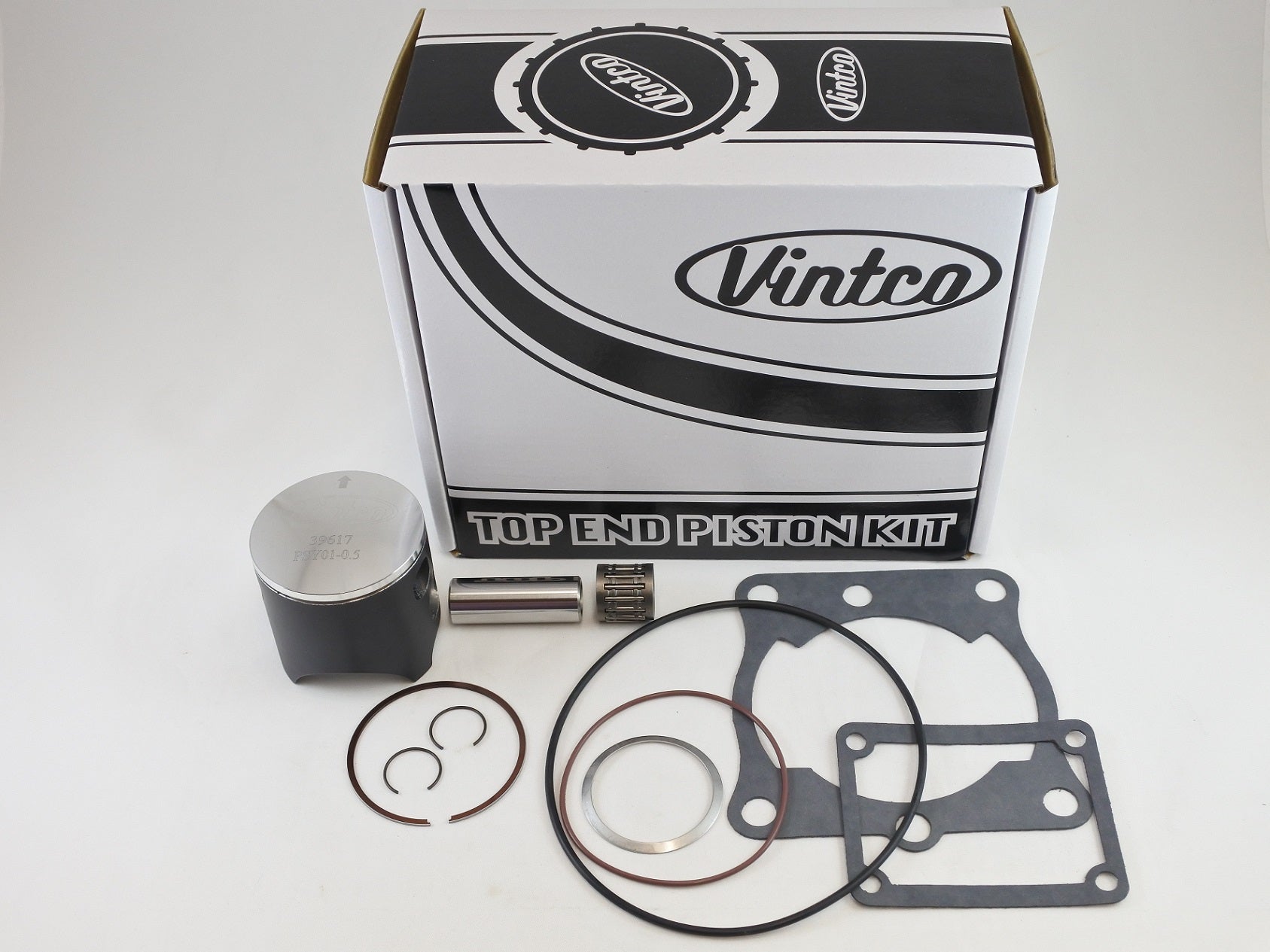 TOP END PISTON KIT 81-81 YAMAHA YZ 125 56.5mm 0.5mm OVER VINTCO KTY07-0.5