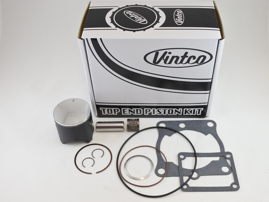 TOP END PISTON KIT 81-81 YAMAHA YZ 125 57.5mm 1.5mm OVER VINTCO KTY07-1.5