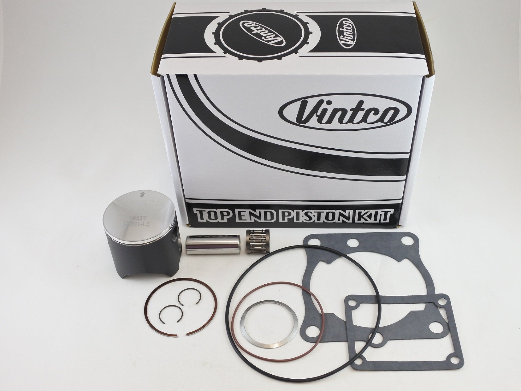 TOP END PISTON KIT 81-81 YAMAHA YZ 125 57.5mm 1.5mm OVER VINTCO KTY07-1.5