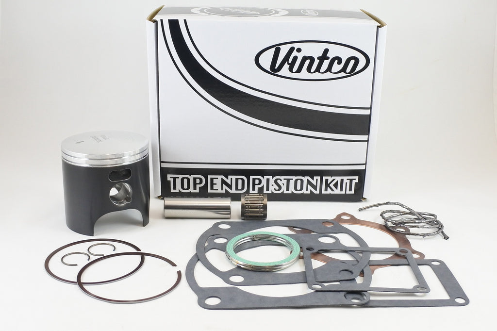 TOP END PISTON KIT 77-77 YAMAHA YZ 250 70.5mm 0.5mm OVER VINTCO KTY09-0.5