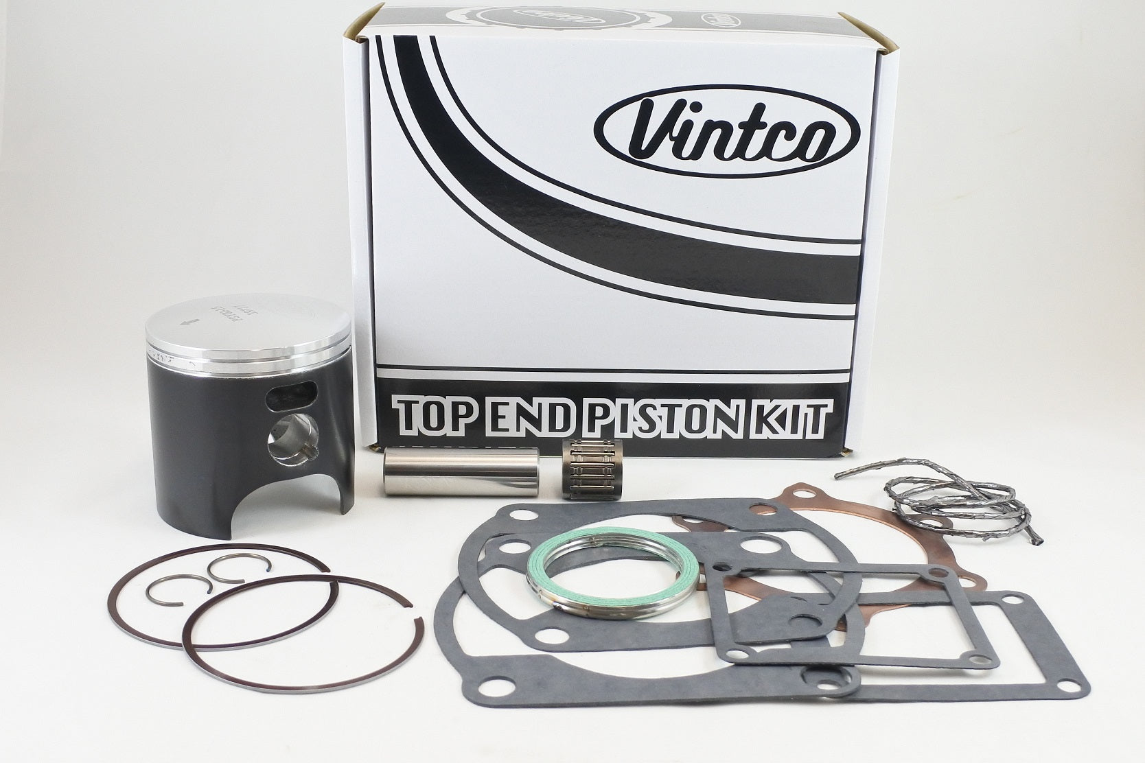 TOP END PISTON KIT 77-77 YAMAHA YZ 250 71.5mm +1.5mm OVER VINTCO KTY09-1.5