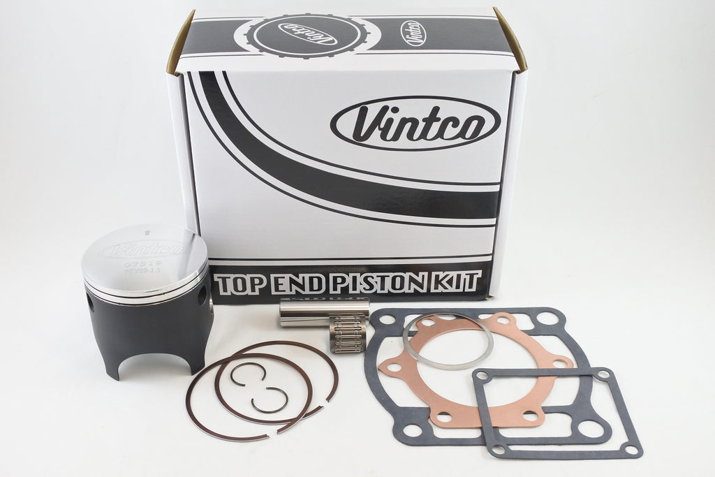 TOP END PISTON KIT 80-81 YAMAHA YZ 250 71.5mm +1.5mm OVER VINTCO KTY12-1.5